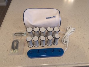 Conair Curl n Carry Travel Hot Rollers Set w/ Bag ︱Model TS10 T