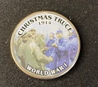 Colorized Kennedy JFK Half Dollar World War I Christmas Truce Free Shipping