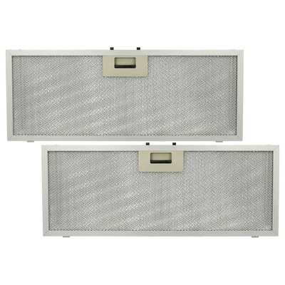 2 Metallfettfilter für Indesit C00317017 Dunstabzug