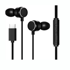 HAPPYAUDIO W2 USB C Auricolari Cablati, Tipo C Cuffie cablate In Ear con