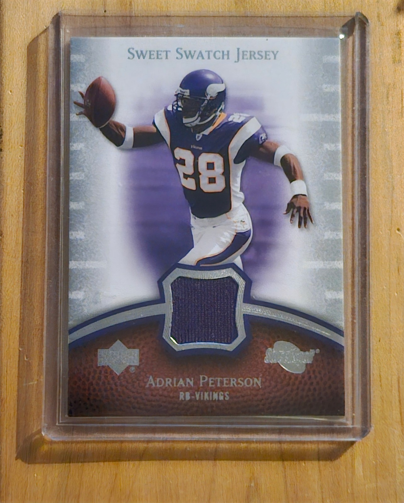 Adrian Peterson Upper Deck Sweet Spot Sweet Swatch Jersey #SSAP2 Base