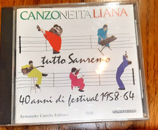 CANZONE ITALIANA TUTTO SANREMO 40 ANNI DI FESTIVAL 1958-64 (CD ED. CURCIO)