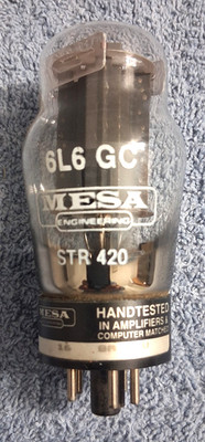 Mesa Engineering 6L6 GC - STR 420 Power Tube USA Coke Bottle Valve