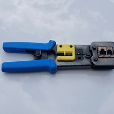 Platinum Tools EZ-RJPRO-HD Heavy Duty Crimper with Blue Handles