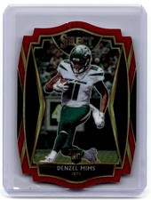 2020 Panini Select Denzel Mims Rookie Red Die Cut Premier Level