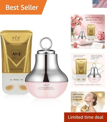 Luxury Neck-Eye Care Gift Set: Anti-Aging 5.99 Fl Oz Lotion for Revitalized Skin