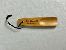 Artemis Design Co. Curved Wooden Shoe Horn with Strap