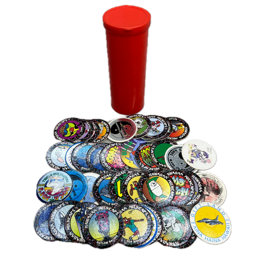 Album Pogs Vintage Années 90 - No Panini Pokemon Magics - Presque Complet