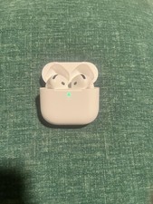 Apple AirPods 4 Wireless Bluetooth Earbuds with Charging Case, White, In-Ear