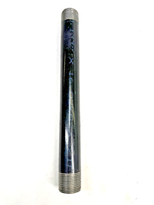(5-PACK) PIPE NIPPLE 1'' Schedule 40 x 12'' Long NPT Thread Both End Black Steel