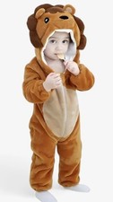 Toddler Plush Lion One Piece Costume, 110/120 3T/4T ish 