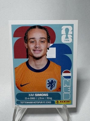 XAVI SIMONS 2026 Panini FIFA World Cup Sticker #NED15 Netherlands