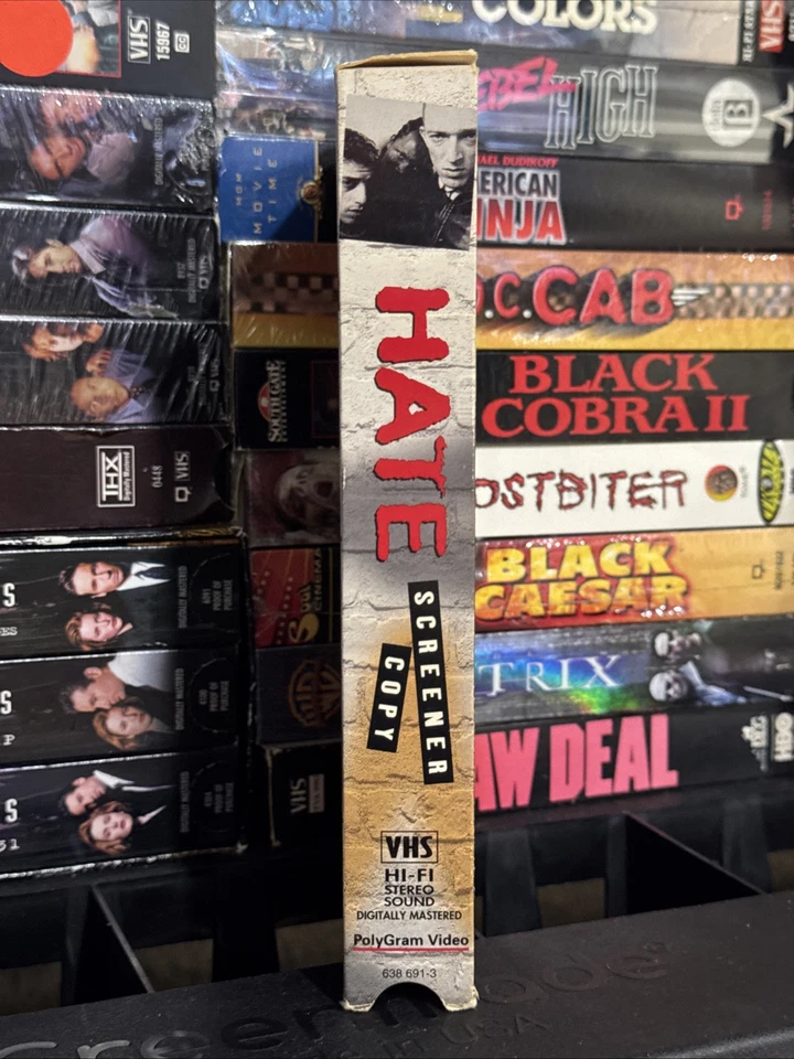 Hate (VHS, 1996) The original movie JODIE FOSTER RARE Promo Screener Foto 4 de 4