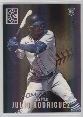 2022 Panini Capstone Holo Silver 68/99 Julio Rodriguez #14 Rookie RC 0m89