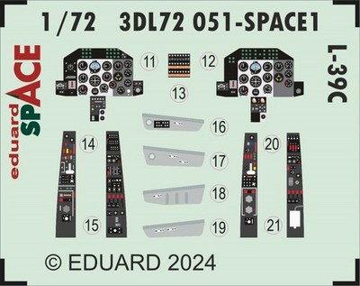 L-39C SPACE  EDUARD / 1:72 - Eduard 3DL72051
