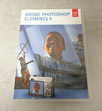Adobe Photoshop Elements 9 Mac PC Two-Disc Set w/Serial Number