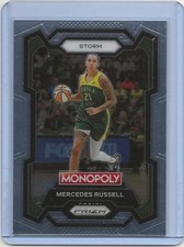 2024 Panini Prizm Monopoly Mercedes Russell WNBA #46 Seattle Storm