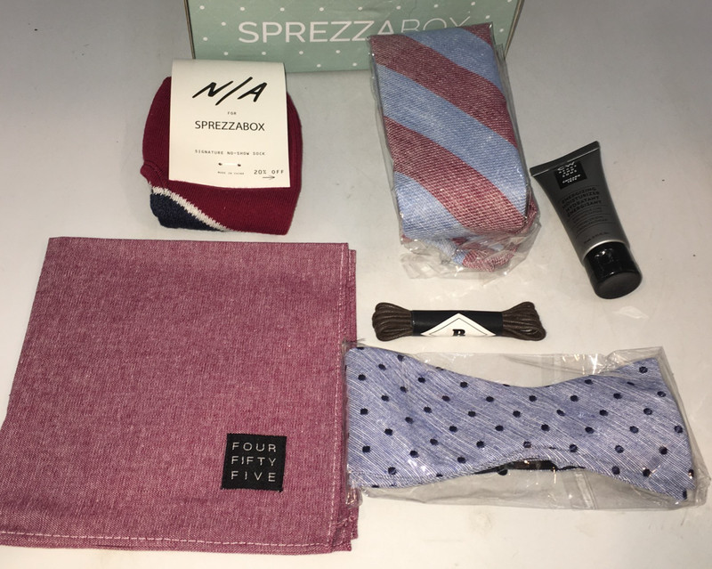 Delta Sprezzabox Necktie, Pocket Square, Socks, Bowtie, Laces, Moisturizer #20