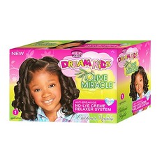 African Pride Dream Kids Olive Miracle Anti-Breakage Relaxer System