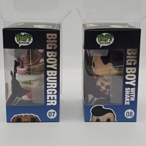 Funko Pop! Digital: BIG BOY with Shake #08 + Big Boy BURGER #07 | in Protectors! - Picture 4 of 9