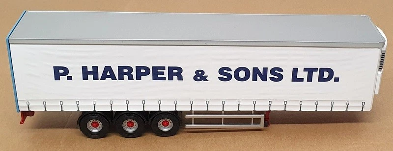 Corgi 1/50 Scale CC15006 - R. Harper & Sons Ltd. Fridge Curtainside TRAILER ONLY - Image 3 of 4