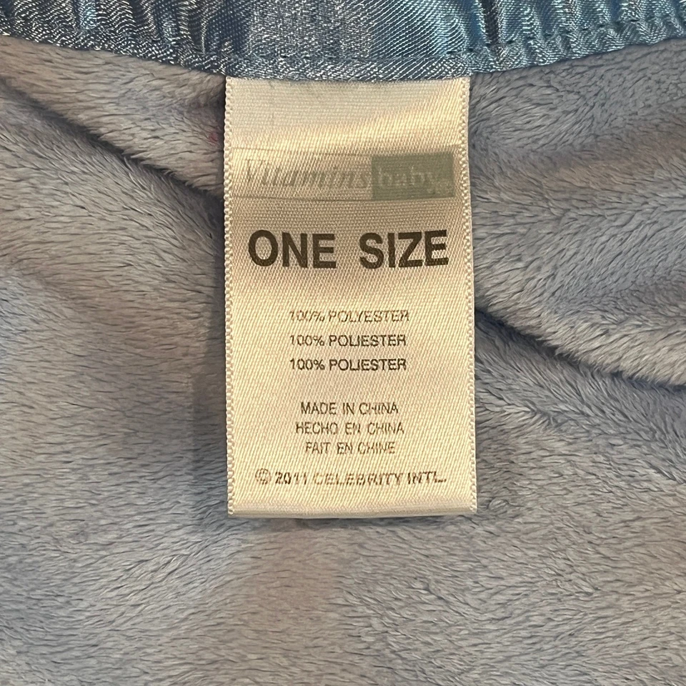 Manta de seguridad Vitamins Baby azul marrón estrellas Lovey 14,5x15 Foto 3 de 3