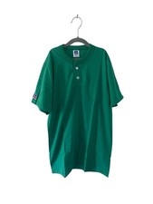 vintage russell athletic henley t-shirt youth size large NOS NWOT 90s USA made