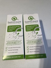 FOR 2 SwimCount Sperm Quality Test, 1 Single-Use Home Kit EXP 11/25