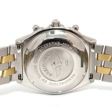 Breitling Chronomat Blue Dial Chronograph 39MM 18kt Yellow Gold & Steel D13050.1 7