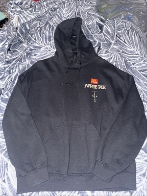 トップス TRAVIS SCOTT Apple pie hoodie black 20FW Travis Scott Cactus Jack McDonalds Apple Pie Hoodie Black Mens