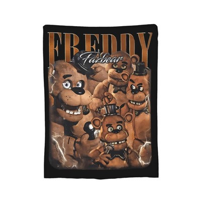 Fleece Überwurfdecke FNAF At Freddys Dekor Weich vielseitig