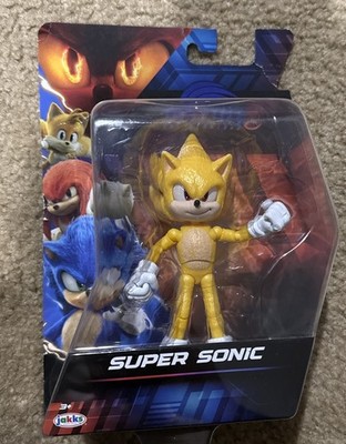 Sonic The Hedgehog 3 Movie SUPER SONIC Wave 2 Action Figure Toy Jakks 2024 NEW