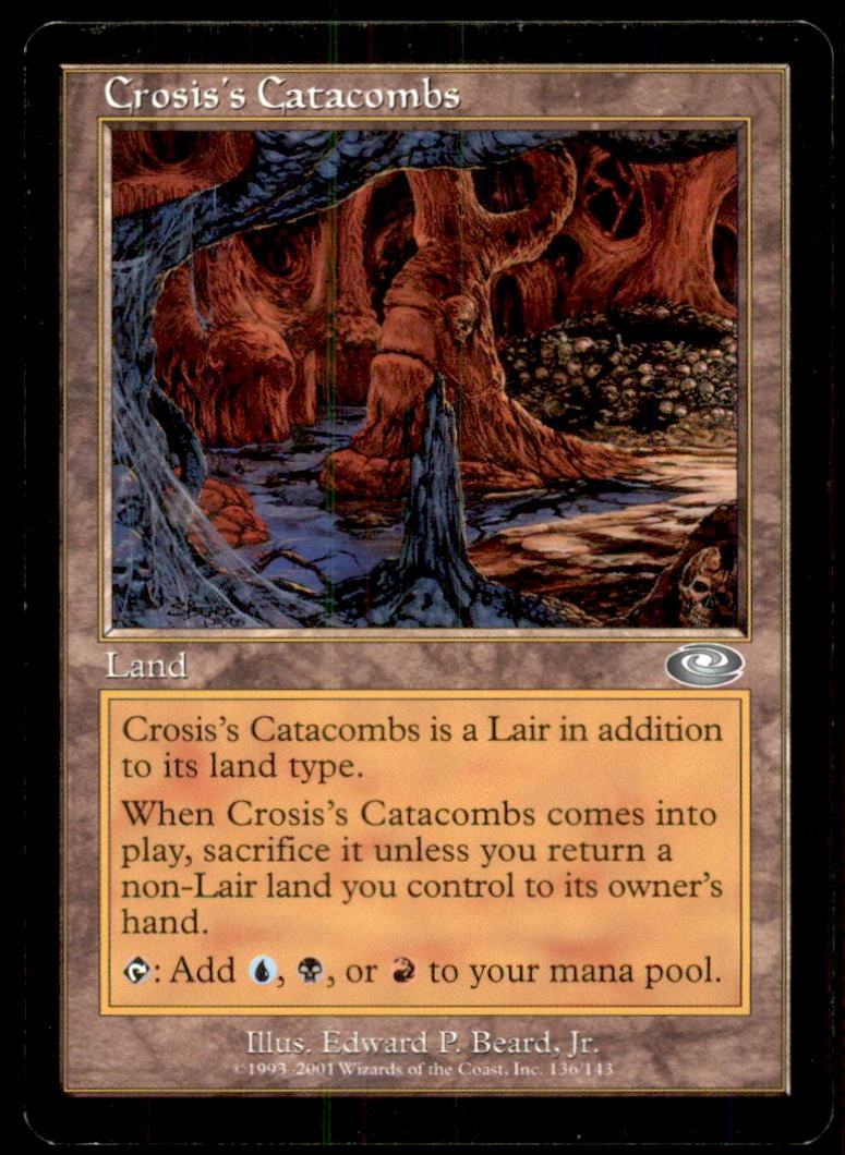 Crosis's Catacombs LP Light Play Planeshift MTG [10487]