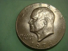 (1) 1978 P Eisenhower Dollar Fine+ random, they each look decent like this one