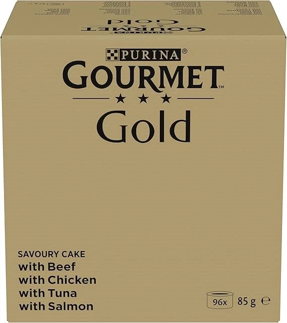 Gourmet Gold Refined Ragout Wet Cat Food, Variety Mix, Pack of 96 (96 x 85 g) - Bild 2 von 4