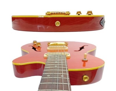 Semi-Acoustic Electric Guitar Yamaha AEX-520 OST Orange Stain S/N