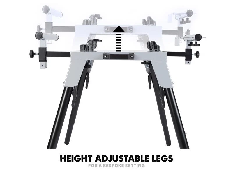 Soporte para sierra de cortar Evolution con accesorios universales EVLSAWSTAND Foto 2 de 4