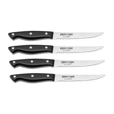 Ergo Chef Pro-Series II 4pc. Steak Knife Set Steak House Style Comfort Handle