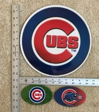 Huge Chicago Cubs 3-Piece Magnet Set for Car Fridge Refrigerator New by Wincraft