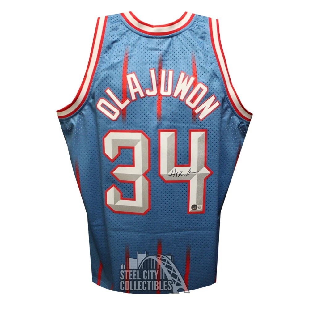 Hakeem olajuwon jersey white new arrivals