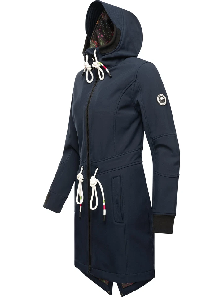 Marikoo Giacca Softshell Donna Esterno Funzione Giacca a Vento Monte Furnica - Immagine 3 di 4
