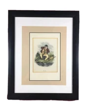 Caricature Print Of 1886 “ Got A Bite “ By Robert Seymour 4 1/2” X 6 1/8” Inches