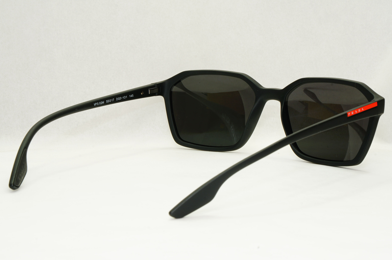 Prada Sunglasses Black Matte Square Angular PS02M… - image 7