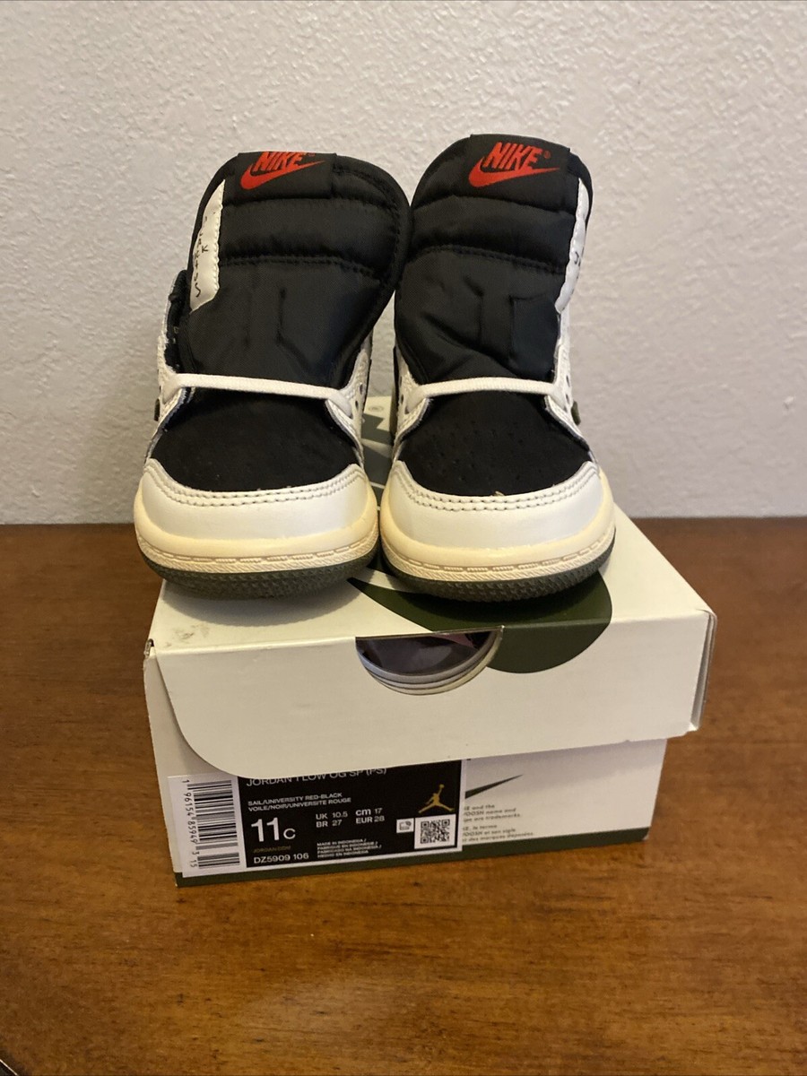 travis scott jordan 1 Low Sp Toddler Size 11c Brand New With