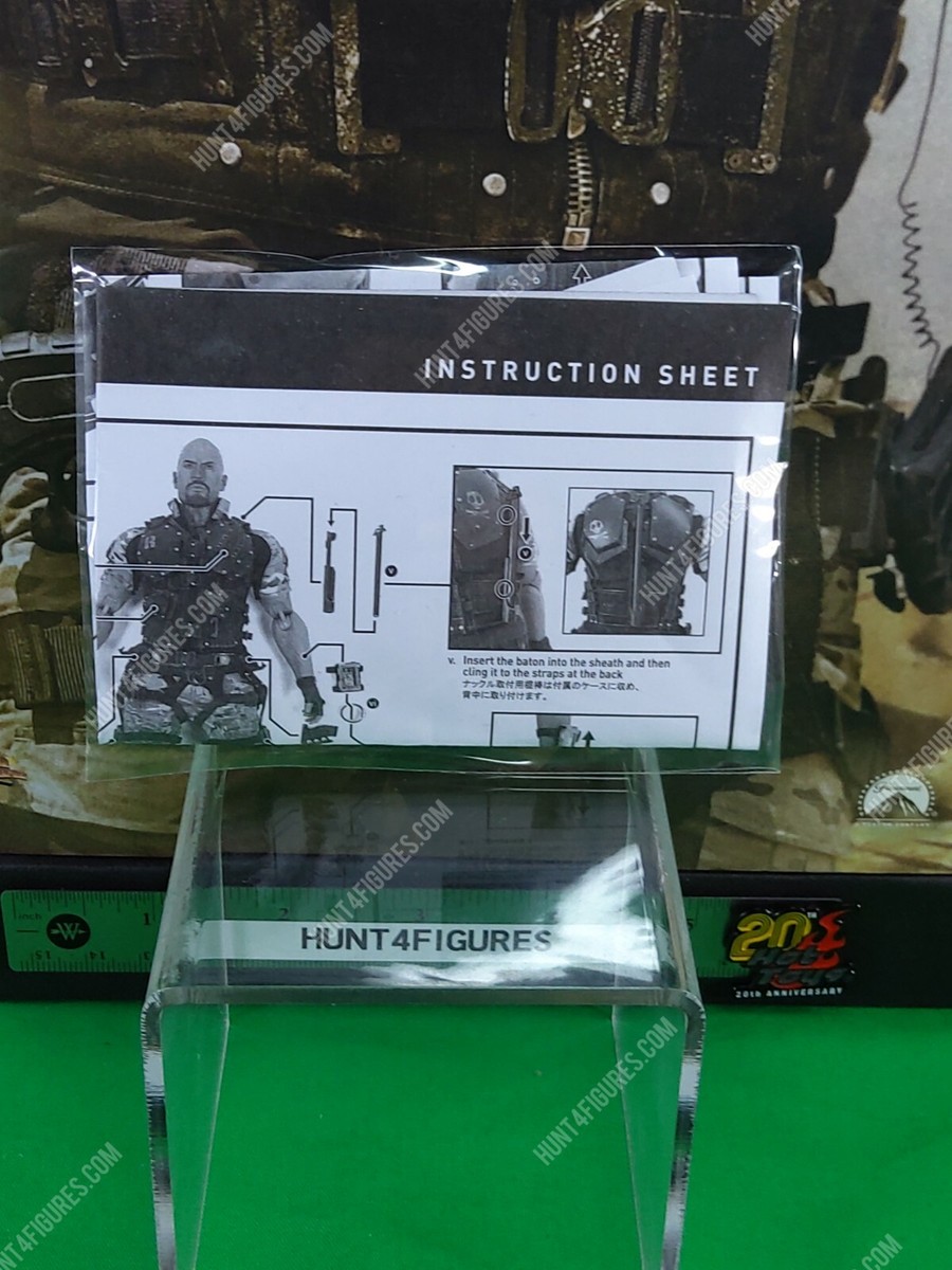 Hot Toys Roadblock Gi Joe Retaliation Mms199 Dwayne Johnson for