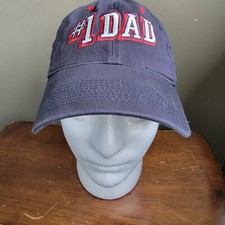 Dad 1 Ball Cap Dad Hat Adjustable Baseball Blue Red
