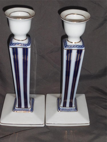 Porcelain Treasures By Betty Platner Candlesticks Candle Holders - Picture 10 of 10