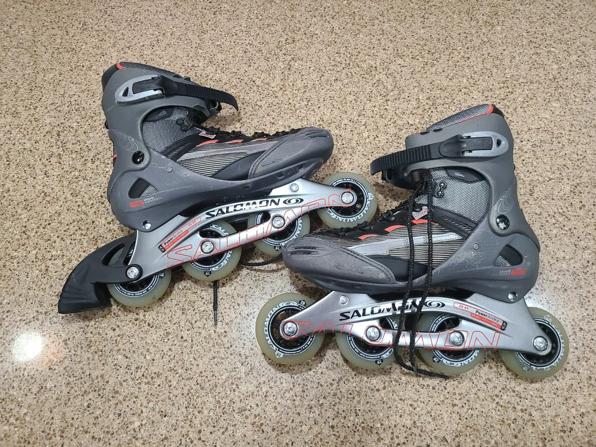 Salomon PowerArch DR85 Rollerblades 80 Max 270mm Mens Sz 8 guards skates | eBay