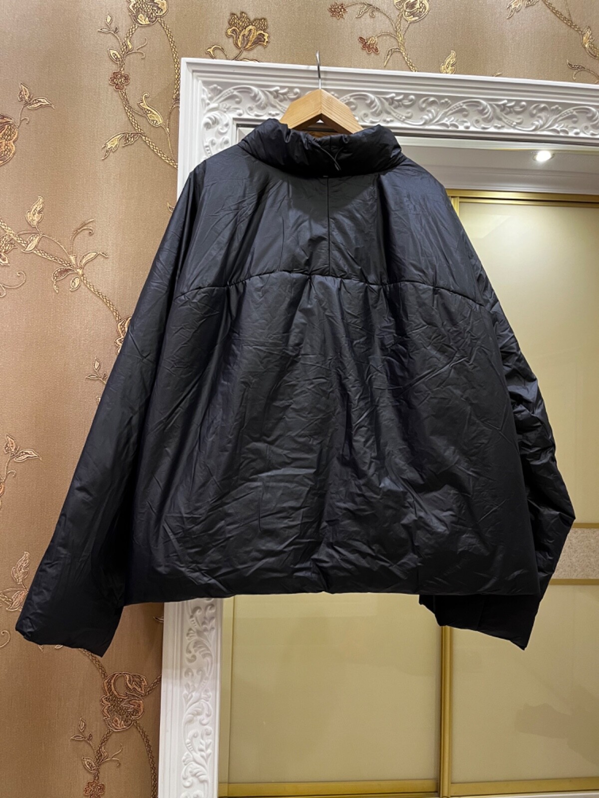 Rare Yeezy Gap Mock Neck Pullover Size L Black Balenciaga round jacket |  eBay