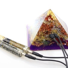 Orpanit® Orgonit Pyramide XL  Skalar Frequenzorgonit violett